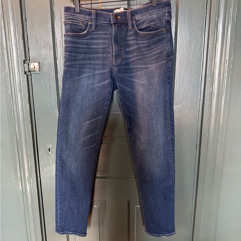 Madewell size 30 stretch slim leg Classic Blue Denim Jeans